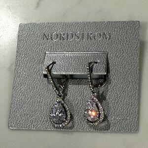 Nordstrom Crystal Teardrop Earrings